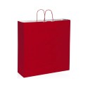 Shopper carta kraft bianca verde 54x50 cm Personalizzato | Prezzi Ingrosso