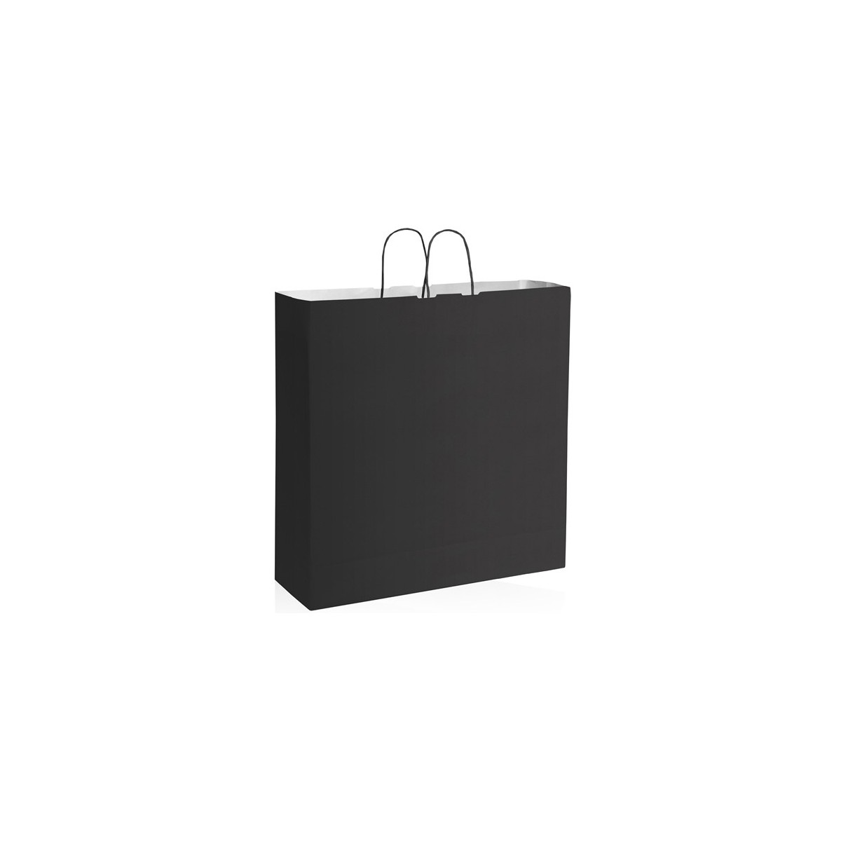 Shopper carta kraft bianca verde 45x48 cm Personalizzato | Prezzi Ingrosso