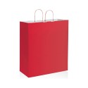 Shopper carta kraft bianca verde 45x48 cm Personalizzato | Prezzi Ingrosso