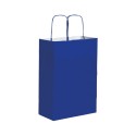 Shopper carta kraft bianca verde 28x39 cm Personalizzato | Prezzi Ingrosso