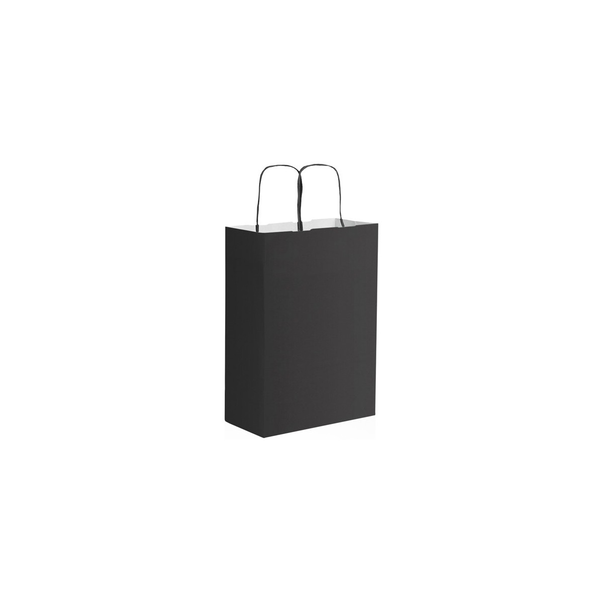 Shopper carta kraft bianca verde 22x29 cm Personalizzato | Prezzi Ingrosso