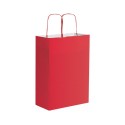 Shopper carta kraft bianca verde 22x29 cm Personalizzato | Prezzi Ingrosso