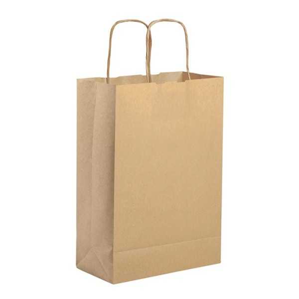 Shopper carta avana avana 22x29 cm Personalizzato | Prezzi Ingrosso