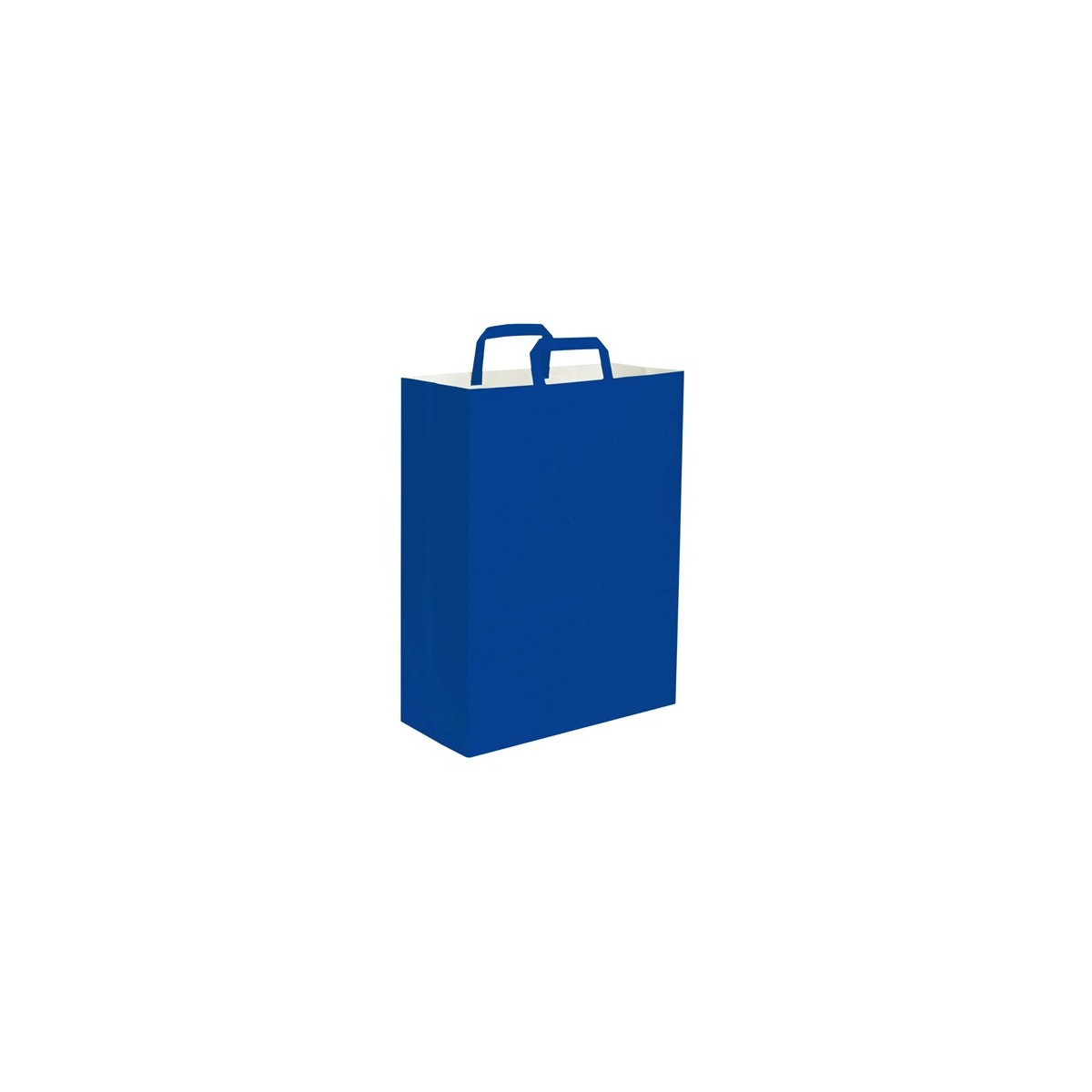 Shopper carta kraft bianca verde 45x48 cm Personalizzato | Prezzi Ingrosso