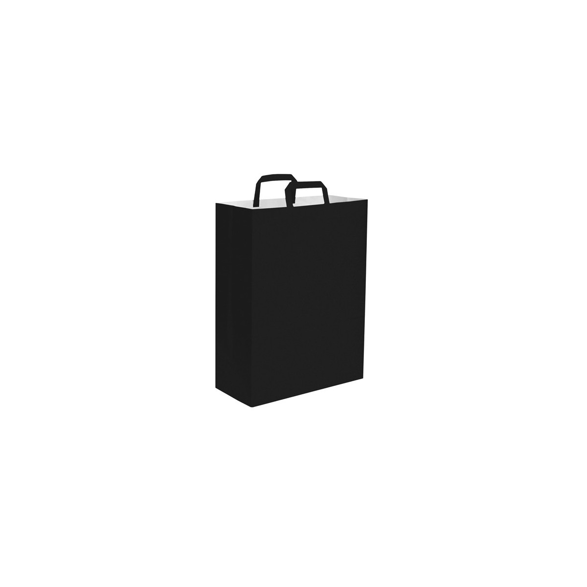 Shopper carta kraft bianca verde 45x48 cm Personalizzato | Prezzi Ingrosso