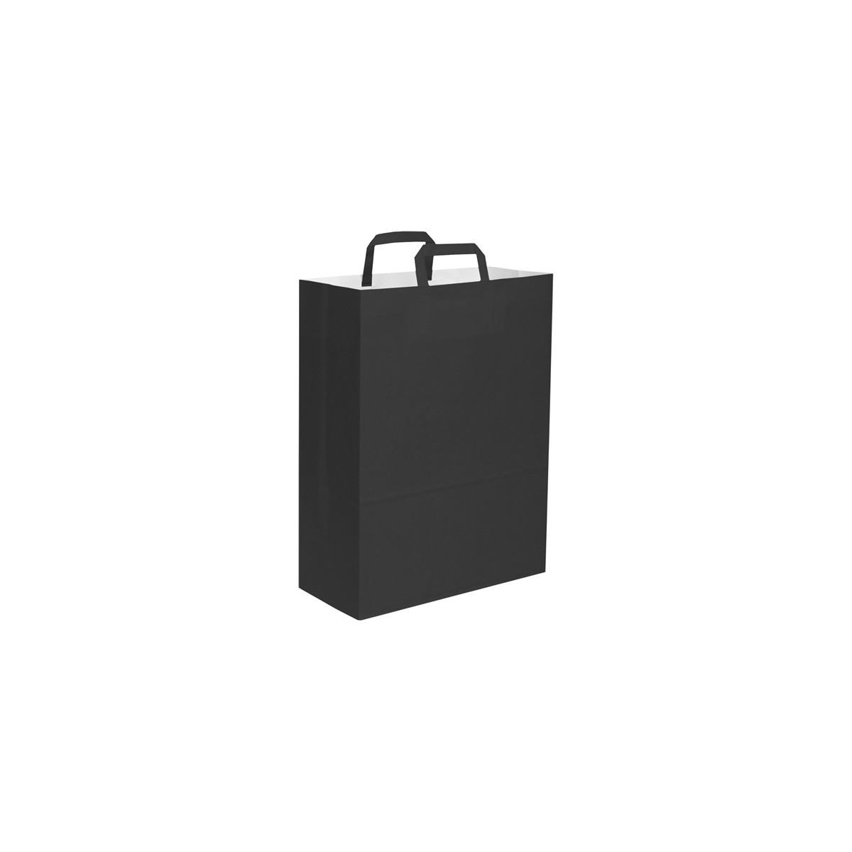 Shopper carta kraft bianca verde 32x43 cm Personalizzato | Prezzi Ingrosso