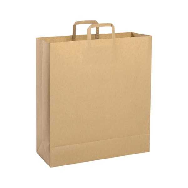 Shopper carta riciclata avana avana 45x48 cm Personalizzato | Prezzi Ingrosso