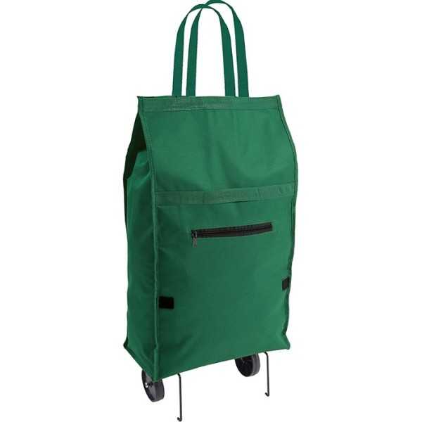 Carry poliestere verde 33x56 cm Personalizzato | Prezzi Ingrosso