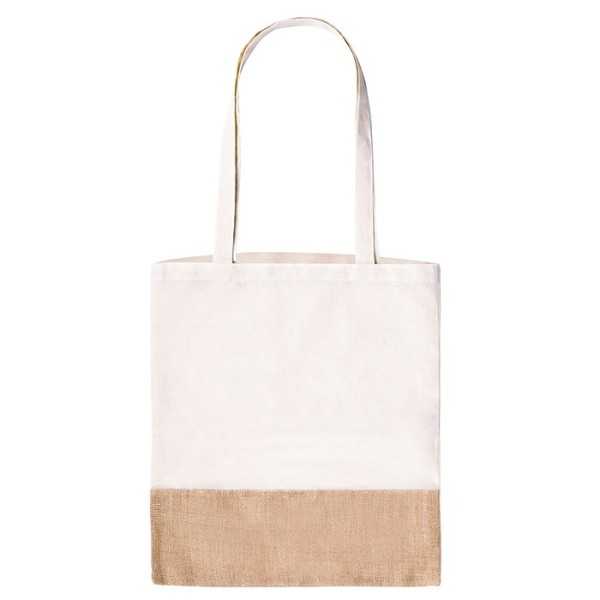 Kara cotone e juta ecru 38x42 cm Personalizzata | Prezzi Ingrosso