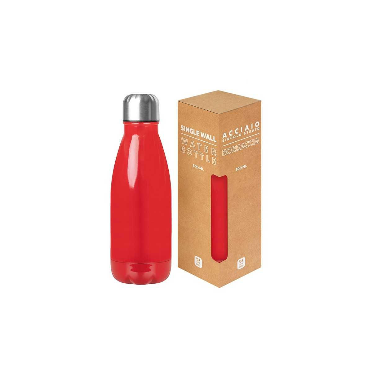 Glossy Bottle 500 acciaio verde 5x22 cm Personalizzato | Prezzi Ingrosso