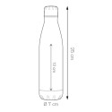 Steel Mat Bottle 500 acciaio inox verde lime 5x26 cm Personalizzato | Prezzi Ingrosso