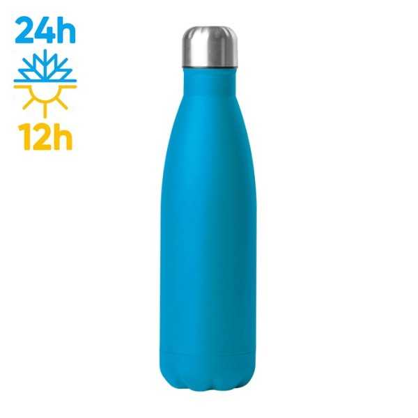 Steel Mat Bottle 500 acciaio inox verde lime 5x26 cm Personalizzato | Prezzi Ingrosso