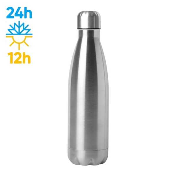 Steel Mat Bottle 500 acciaio inox verde lime 5x26 cm Personalizzato | Prezzi Ingrosso