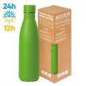 Steel Mat Bottle 500 Flat acciaio verde lime 5x26 cm Personalizzato | Prezzi Ingrosso