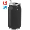 Steel Can 330 acciaio inox nero ? 6.3xh13.5 Personalizzato | Prezzi Ingrosso