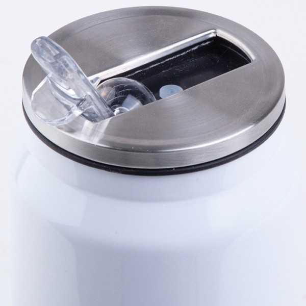 Steel Subli Can 500 acciaio inox bianco ? 6.3xh17.5 Personalizzato | Prezzi Ingrosso