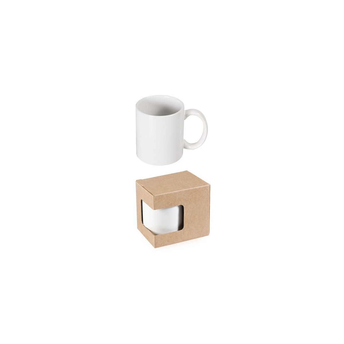 Subli Mug Box ceramica bianco ? 8xh9,5 Personalizzati | Prezzi Ingrosso