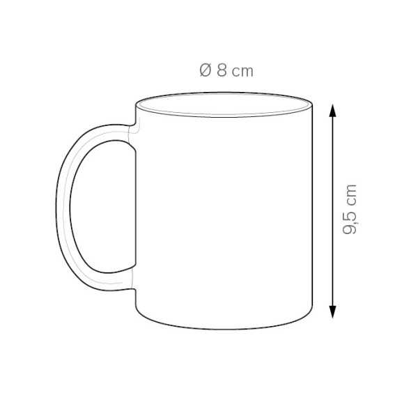 Subli Color Mug ceramica verde lime ? 8xh9,5 Personalizzati | Prezzi Ingrosso