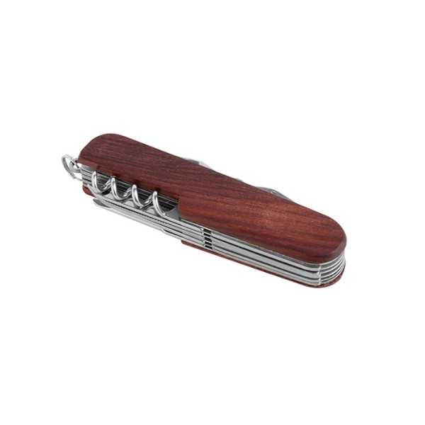 Multi-Tool 11 legno e acciaio temperato 9x2 cm Personalizzati | Prezzi Ingrosso