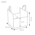 Marinara tnt verde 37x36 cm Personalizzata | Prezzi Ingrosso