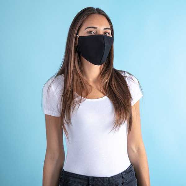 Fresh Mask cotone popeline filtro in tnt elastene verde 24x14 cm Personalizzato | Prezzi Ingrosso