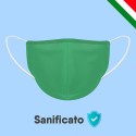 Fresh Mask cotone popeline filtro in tnt elastene verde 24x14 cm Personalizzato | Prezzi Ingrosso