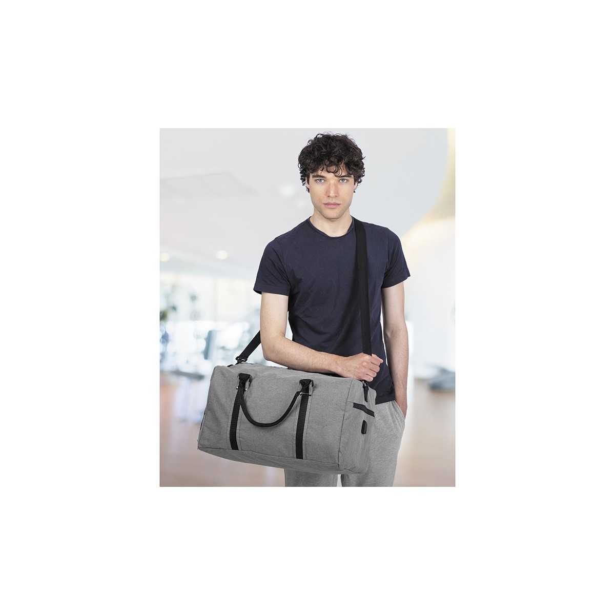Gym poliestere 600d grigio scuro 50x30 cm Personalizzato | Prezzi Ingrosso