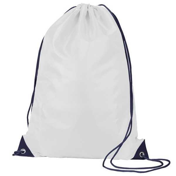 Play poliestere bianco azzurro 33x45 cm Personalizzato | Prezzi Ingrosso