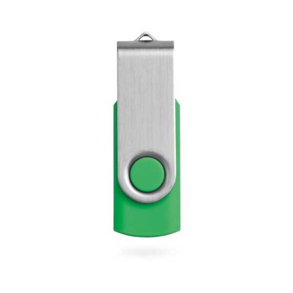 Memory plastica e metallo verde 5x1 cm Personalizzato | Prezzi Ingrosso