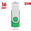 Memory plastica e metallo verde 5x1 cm Personalizzato | Prezzi Ingrosso