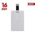 Memory plastica e metallo bianco 5x1 cm Personalizzato | Prezzi Ingrosso