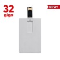 Memory plastica e metallo bianco 5x1 cm Personalizzato | Prezzi Ingrosso