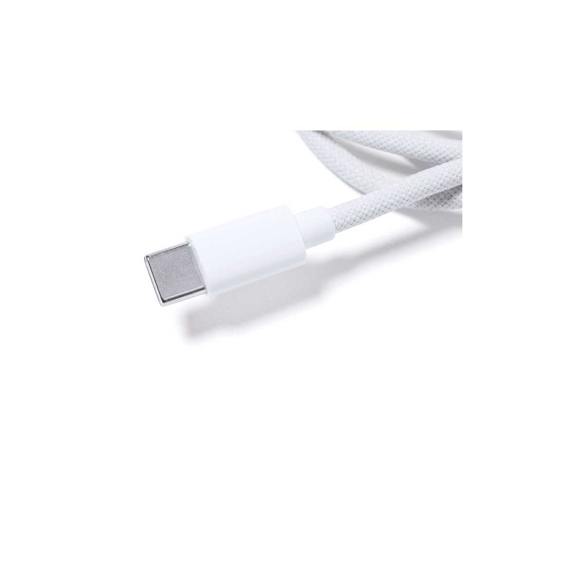 Cavo Di Ricarica plastica e alluminio bianco 5x1 cm Personalizzato | Prezzi Ingrosso