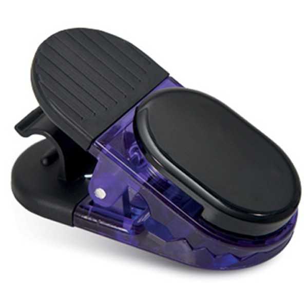 Clip plastica e metallo viola 8x7 cm Personalizzato | Prezzi Ingrosso