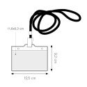 Conference pvc trasparente bianco 12,5xh9,2 rtoncino: 11,8xh6,3 Personalizzate | Prezzi Ingrosso