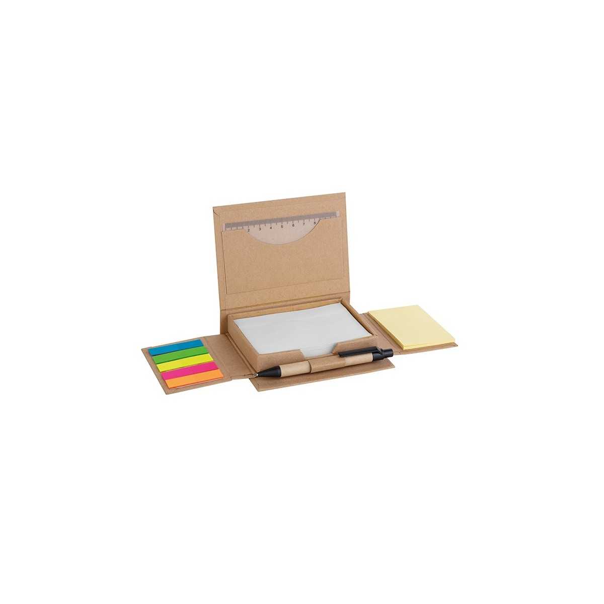 Notes Desk Set carta rosso 12x10 cm Personalizzato | Prezzi Ingrosso