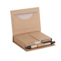 Notes Desk Set carta rosso 12x10 cm Personalizzato | Prezzi Ingrosso