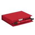Notes Desk Set carta rosso 12x10 cm Personalizzato | Prezzi Ingrosso