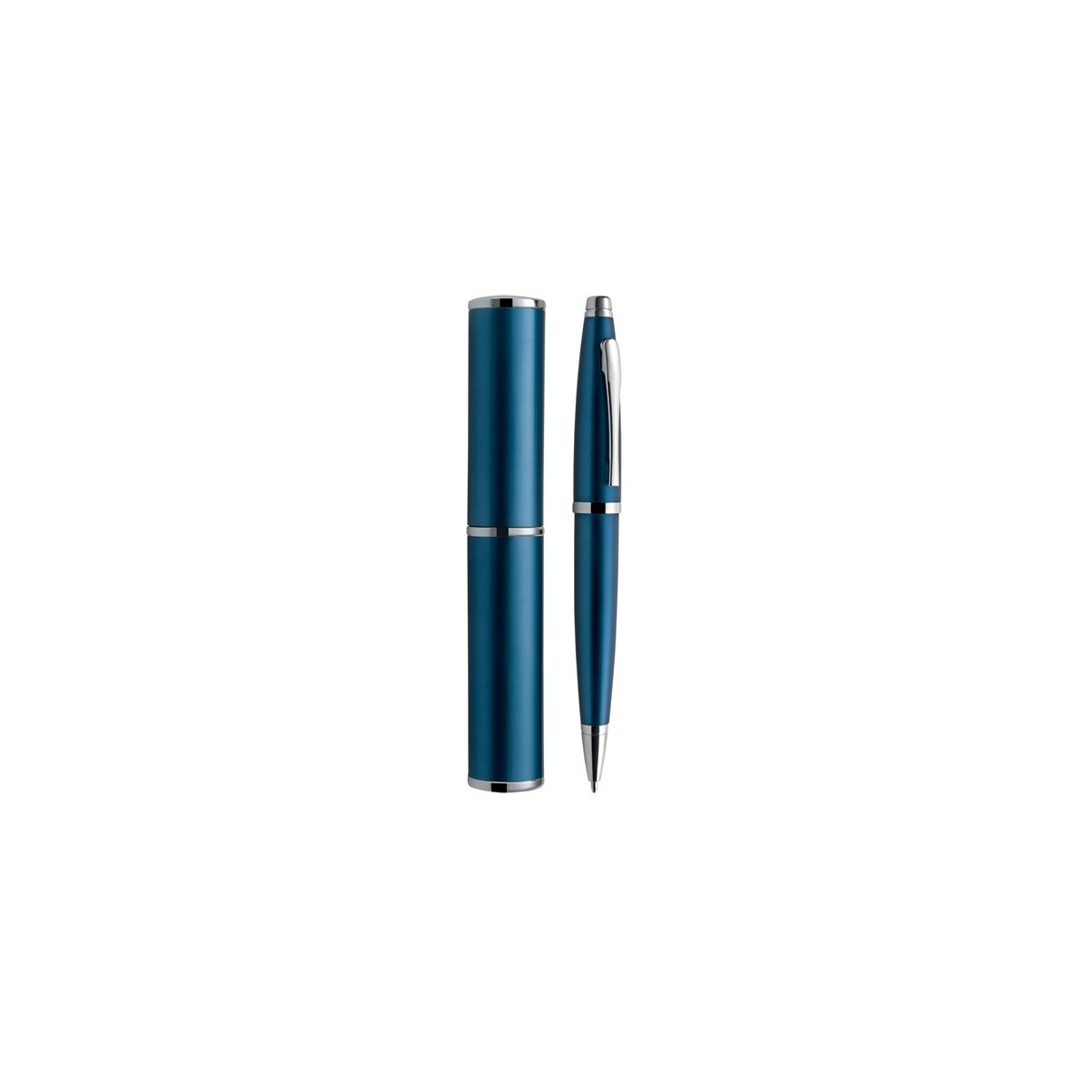 Alexia alluminio silver penna: ? 1,35xh13,5 custodia: ? 2,4xh15 Personalizzata | Prezzi Ingrosso