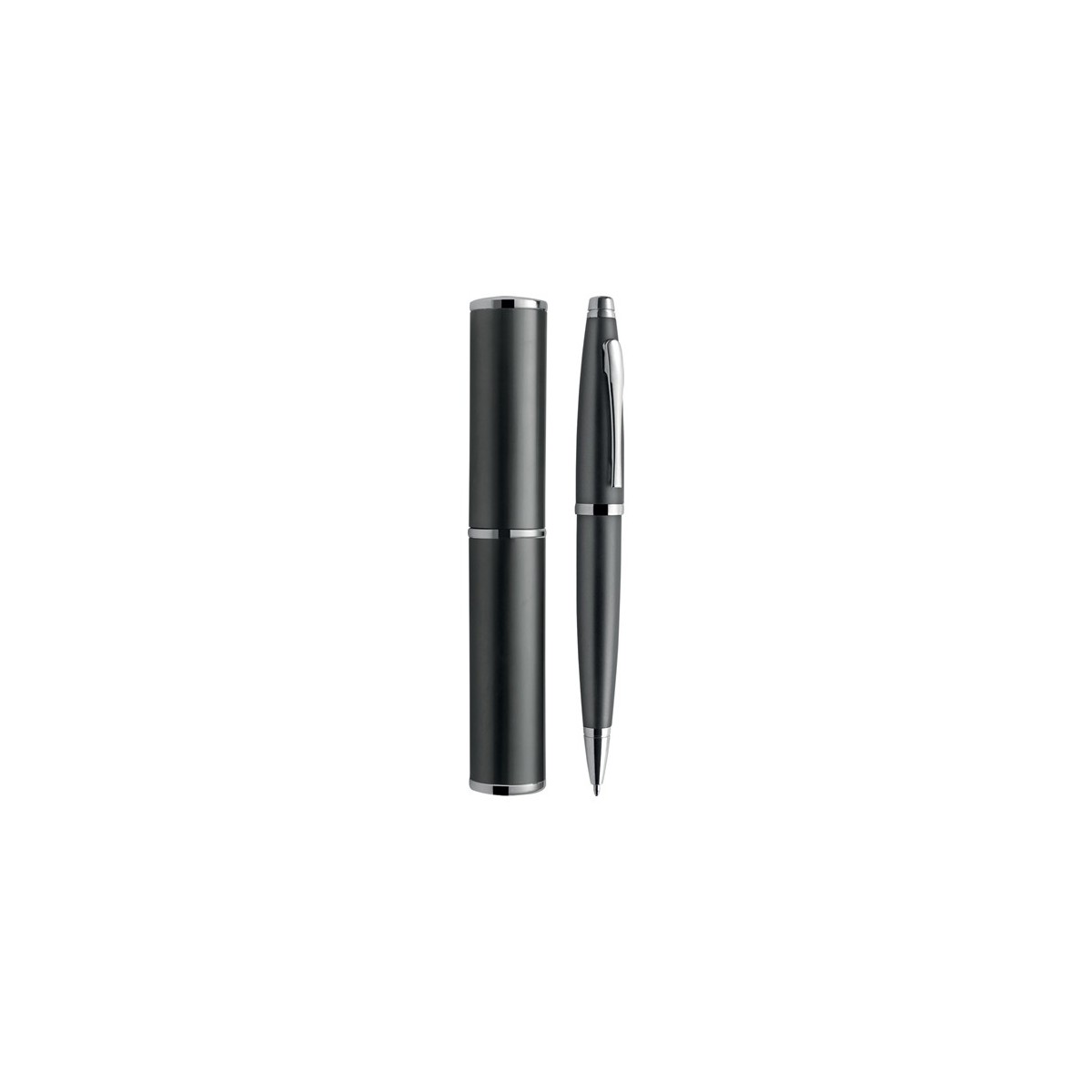 Alexia alluminio silver penna: ? 1,35xh13,5 custodia: ? 2,4xh15 Personalizzata | Prezzi Ingrosso