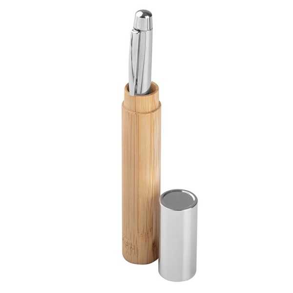 Silva alluminio nero penna: ? 1,28xh13,5 custodia: ? 2,4xh15,5 Personalizzata | Prezzi Ingrosso