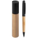 Silva alluminio nero penna: ? 1,28xh13,5 custodia: ? 2,4xh15,5 Personalizzata | Prezzi Ingrosso