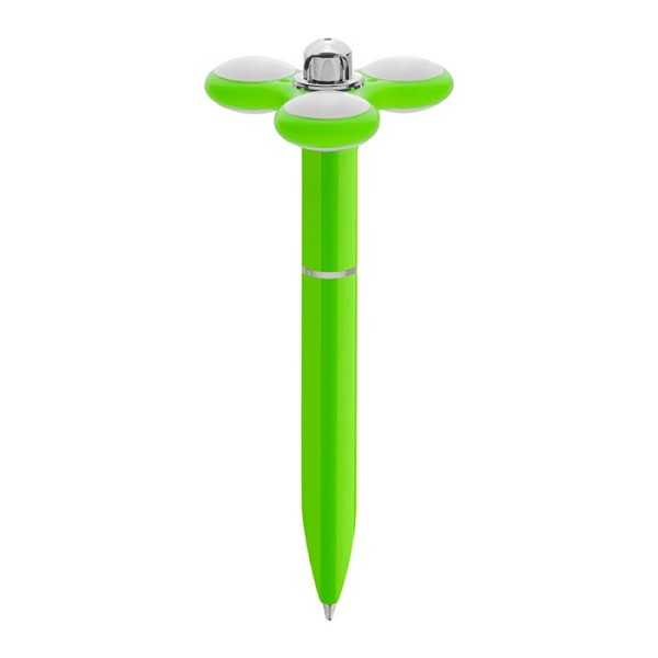 Spinner plastica verde lime ? 1,34xh14 Personalizzato | Prezzi Ingrosso