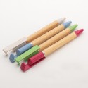 C-Stand bamboo e paglia frumento verde 1x15 cm Personalizzato | Prezzi Ingrosso