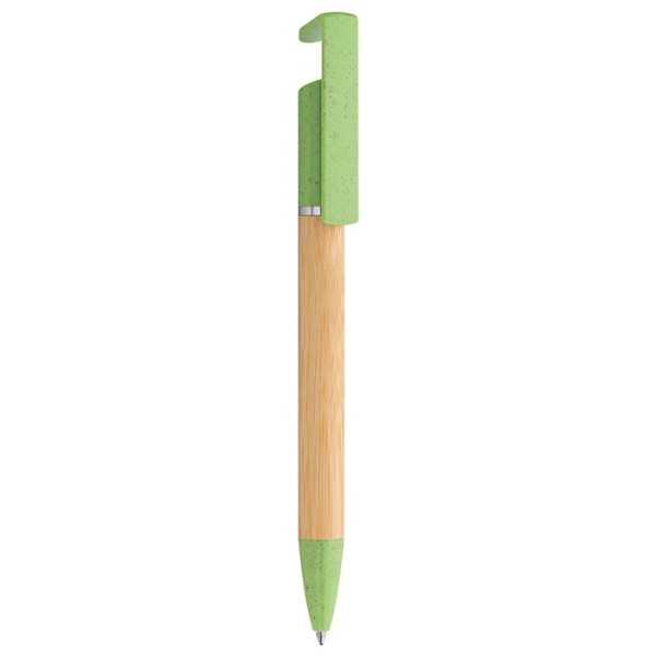 C-Stand bamboo e paglia frumento verde 1x15 cm Personalizzato | Prezzi Ingrosso